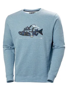 Helly Hansen Bluza w kolorze błękitnym - Bluzy męskie - miniaturka - grafika 1