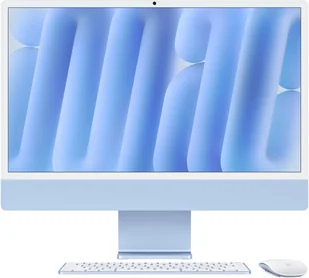 iMac 24" 4.5K Retina, Apple M4 10C CPU, 10C GPU/16GB/512GB SSD/Blue/RUS - Zestawy komputerowe - miniaturka - grafika 1