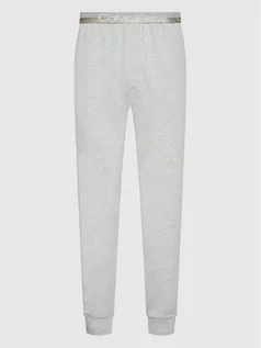 Piżamy męskie - Calvin Klein Underwear Spodnie piżamowe 000NM2175E Szary Relaxed Fit - grafika 1