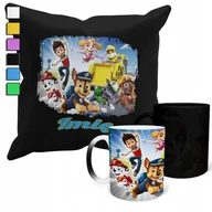 Gadżety dla niej i dla niego - ZESTAW KUBEK MAGICZNY ZMIENIAJĄCY KOLOR + POSZEWKA PSI PATROL + IMIĘ - miniaturka - grafika 1