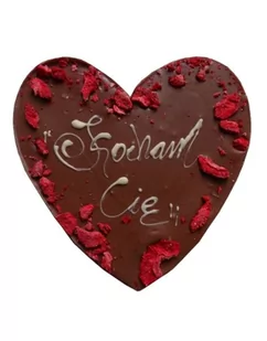 M.Pelczar Chocolatier Czekoladowe Serce z napisem Kocham Cię kocham cie - Czekolada - miniaturka - grafika 1