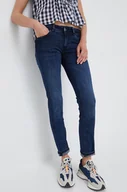 Spodnie damskie - Pepe Jeans jeansy damskie medium waist - miniaturka - grafika 1