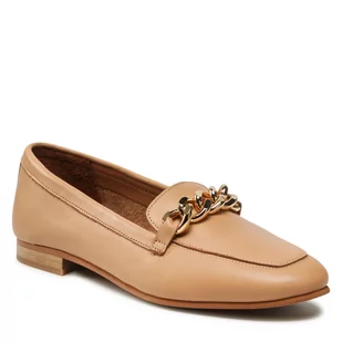 Lordsy DUNE LONDON - Goldsmi 510 0076510780004510 Camel Leather - Baleriny - miniaturka - grafika 1