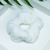 Ozdoby do włosów - Gumka PUFFY do włosów YEYE Biały - miniaturka - grafika 1