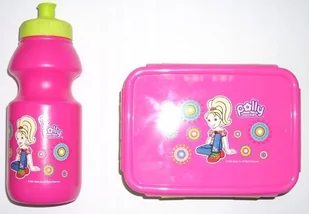 ZESTAW ŚNIADANIOWY BIDON+ŚNIADANIÓWKA POLLY - Bidony dla dzieci - miniaturka - grafika 1