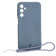 Etui i futerały do telefonów - Bizon Etui Case Silicone do Samsung Galaxy A24 4G, szare - miniaturka - grafika 1