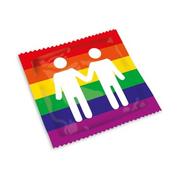 Prezerwatywy - Pasante (UK) Lubrykowane prezerwatywy Pasante Pride Foils Bulk Pack (144 szt.) - miniaturka - grafika 1