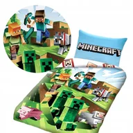 Pościel dla dzieci - Pościel klocki układanie Minecraft Gra dla dziecka 160x200 - miniaturka - grafika 1