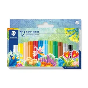 Pastele olejne Jumbo Noris Club 12 kolorów Staedtler - Kredki, ołówki, pastele i pisaki - miniaturka - grafika 1