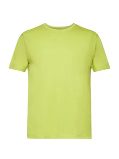 Koszulki męskie - ESPRIT Koszulka w kolorze żółtym - grafika 1