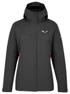 Kurtki i kamizelki sportowe damskie - Salewa Kurtka funkcyjna "Moiazza GTX" w kolorze czarnym - miniaturka - grafika 1
