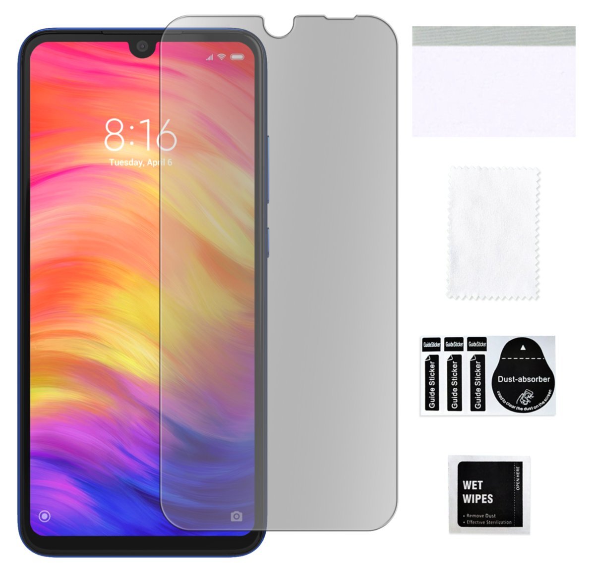 Szkło hybrydowe matowe do XIAOMI REDMI NOTE 7 ochrona na ekran matt glass9H