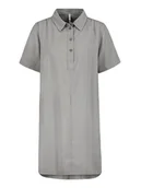 Sukienki - Sublevel Sukienka koszulowa w kolorze szarym - miniaturka - grafika 1