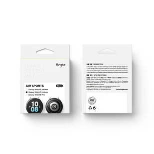 Ringke Air Sports żelowy pokrowiec etui do Samsung Galaxy Watch 5 40mm czarny (ASG650147RS) - Akcesoria do smartwatchy - miniaturka - grafika 5