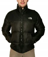 Kurtki męskie - The North Face Czarna Kurtka Męska Zimowa Na Zamek Oryginalna TNF r. M - miniaturka - grafika 1