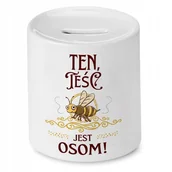 Skarbonki - Skarbonka Dla Teścia na Urodziny Prezent z Nadrukiem ze Zdjęciem - miniaturka - grafika 1