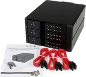 Dyski serwerowe - Macierz dyskowa StarTech HDD ACC StarTech 3 Bay Mobile Rack Backplane - miniaturka - grafika 1