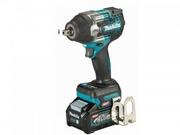 Klucze udarowe - MAKITA KLUCZ UDAROWY 40Vmax XGT 1/2" 2x4,0Ah 750Nm ZAPADKA TW008GM201 - miniaturka - grafika 1