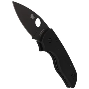 Nóż składany Spyderco Lil' Native G-10 Black / Black Blade Plain (C230GPBBK) - Noże - miniaturka - grafika 4