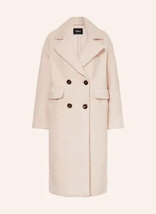 Only Płaszcz Z Pluszowego Materiału beige - Płaszcze damskie - miniaturka - grafika 1