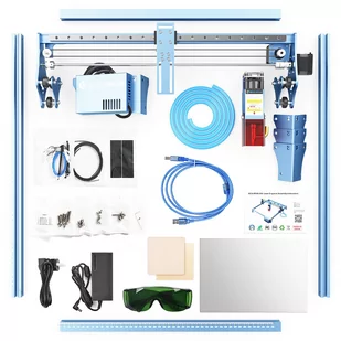 Grawerka Laserowa 10W Sculpfun S10 w Pełni Metalowa CNC Wspomagania Powietrzem Obszar Grawerowania 410x400mm - Grawerowanie i akcesoria - miniaturka - grafika 11