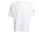 Koszulki męskie - adidas Mężczyźni ESSENTIALS LOSE FIT THREE BAR TEE, White/Black, XXL - miniaturka - grafika 1