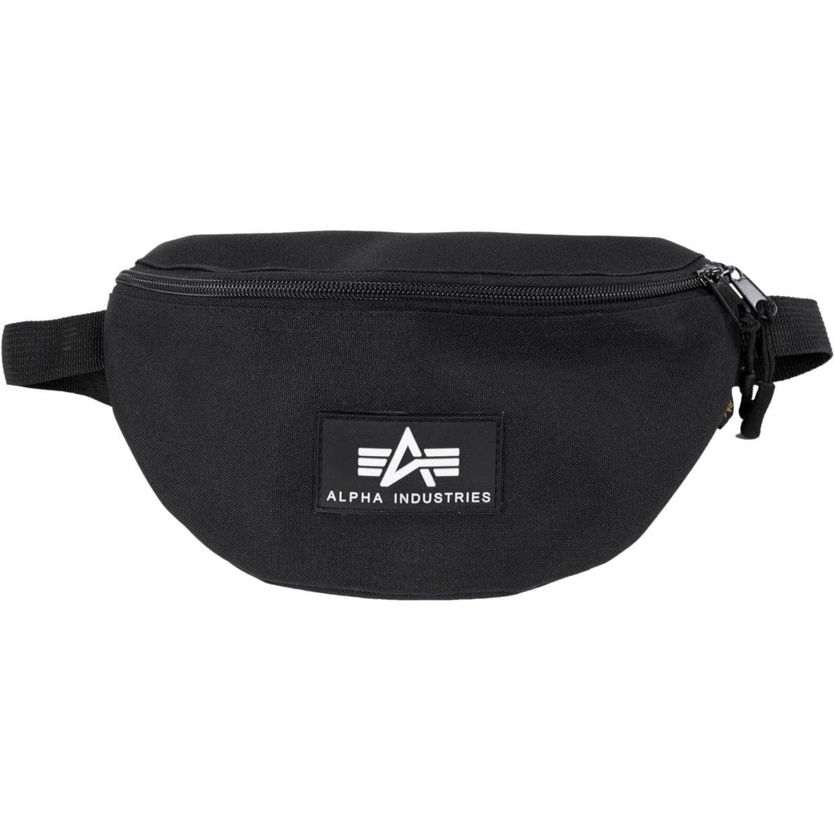 Alpha Industries, Nerka, Rubber Print 198912-03, czarny, 25x16 cm