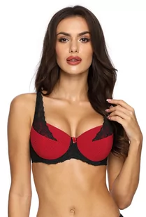 Biustonosz VENA VB-1446 push-up (kolor czerwony/czarny, rozmiar 85C) - Biustonosze - miniaturka - grafika 2