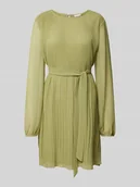 Sukienki - Sukienka o długości do kolan z okrągłym dekoltem model ‘DALIANA’ - miniaturka - grafika 1