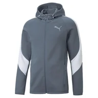Bluzy sportowe męskie - Bluza dresowa męska Puma EVOSTRIPE FZ - miniaturka - grafika 1