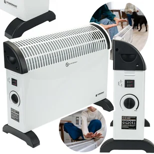 Grzejnik Elektryczny Konwektorowy Wolnostojący 2000W Regulacja - Ogrzewanie przenośne Grzejnik Elektryczny Konwektorowy Wolnostojący 2000W Regulacja - Ogrzewanie przenośne - miniaturka - grafika 1