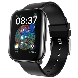 Kumi KU2 Pro Czarny - Smartwatch - miniaturka - grafika 1