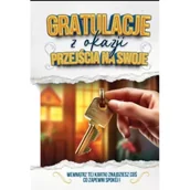 Kartki okolicznościowe i zaproszenia - Karnet Gratulacje Nowy dom/mieszkanie - miniaturka - grafika 1