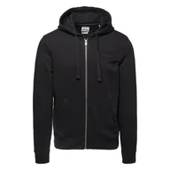 Bluzy męskie - Męska Bluza GUESS BROOKS HOODIE TRUCK FLEECE M4RQ48KBK32-JBLK – Czarny - miniaturka - grafika 1