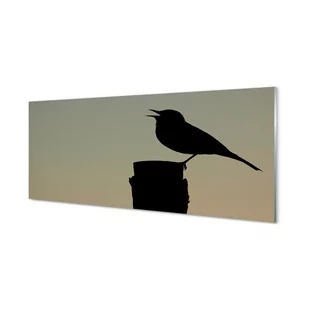 Ochronny panel do kuchni + klejCzarny ptak 125x50 cm - Dekoracje domu - miniaturka - grafika 1