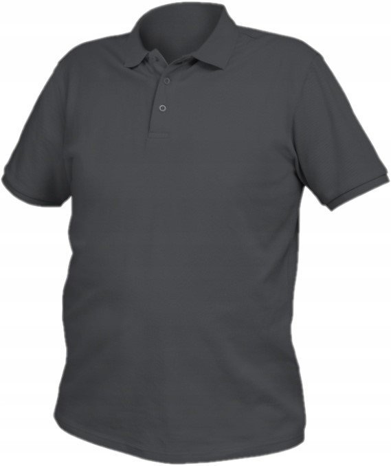 Hoegert Technik TOBIAS polo bawełniane ciemno szare 3XL