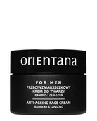 Kremy do twarzy - Orientana For Men - Przeciwzmarszczkowy krem dla mężczyzn Bambus i Żeń-szeń 50ml - miniaturka - grafika 1