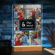 Ramki na zdjęcia - Lampka ramka XL z wydrukiem na szkle akrylowym i podświetleniem LED - miniaturka - grafika 1