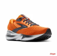 Buty trekkingowe męskie - Męskie buty do biegania po asfalcie Brooks Adrenaline GTS 24 pomarańczowe - miniaturka - grafika 1