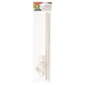 Balony i akcesoria - Papierowe patyki do balonów 4 sztuki - miniaturka - grafika 1