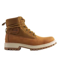 Buty trekkingowe męskie - Camelowe trapery męskie Big Star KK174203 brązowe - miniaturka - grafika 1