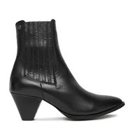 Botki damskie - Botki G-Star Raw EO-ISIL-222FW87-1 Czarny - miniaturka - grafika 1