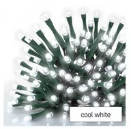 Oświetlenie świąteczne - EMOS LED Zewnętrzny łancuch bożonarodzeniowy 100xLED/15m IP44 zimne biel - miniaturka - grafika 1
