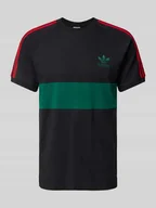 Koszulki męskie - T-shirt z wiskozy z wyhaftowanym logo - miniaturka - grafika 1