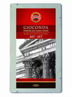 Koh-I-Noor Zestaw kreślarski metalowy Gioconda 10 elementów LETNIA WYPRZEDAŻ DO 80% - Przybory szkolne - miniaturka - grafika 1