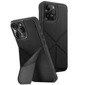 Etui i futerały do telefonów - UNIQ etui Transforma iPhone 15 Pro Max 6.7" Magclick Charging czarny/ebony black - miniaturka - grafika 1