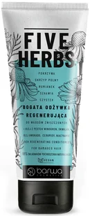 Barwa Five Herbs bogata odżywka regenerująca do włosów zniszczonych 180ml - Odżywki do włosów - miniaturka - grafika 1