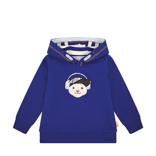 Steiff Bluza chłopięca z kapturem, Sodalite Blue, 122 - Bluzy dla chłopców - miniaturka - grafika 1