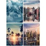 Zeszyty szkolne - 4X ZESZYT A5, 60 KARTEK, KRATKA Z MARGINESEM, CITY & VIEW by INTERDRUK - miniaturka - grafika 1