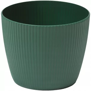 LAMELA Osłonka doniczki Magnolia 26 cm zielona - Donice - miniaturka - grafika 1
